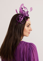 Bow Headband - Purple