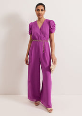 Petite Helene Jumpsuit - Purple