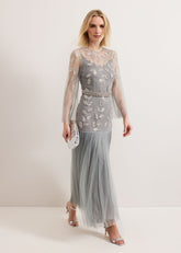 Trish Beaded Dress - Eau De Nil