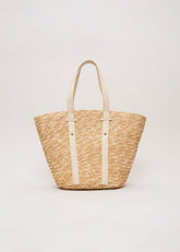 Straw Shoulder Bag - Natural
