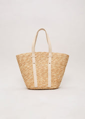Straw Shoulder Bag - Natural