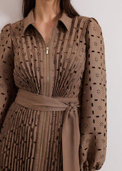 Ryley Cut Out Dress - Neutral