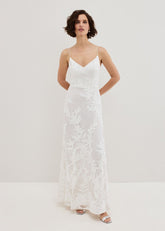 Arabella Silk Ivory Dress - Ivory