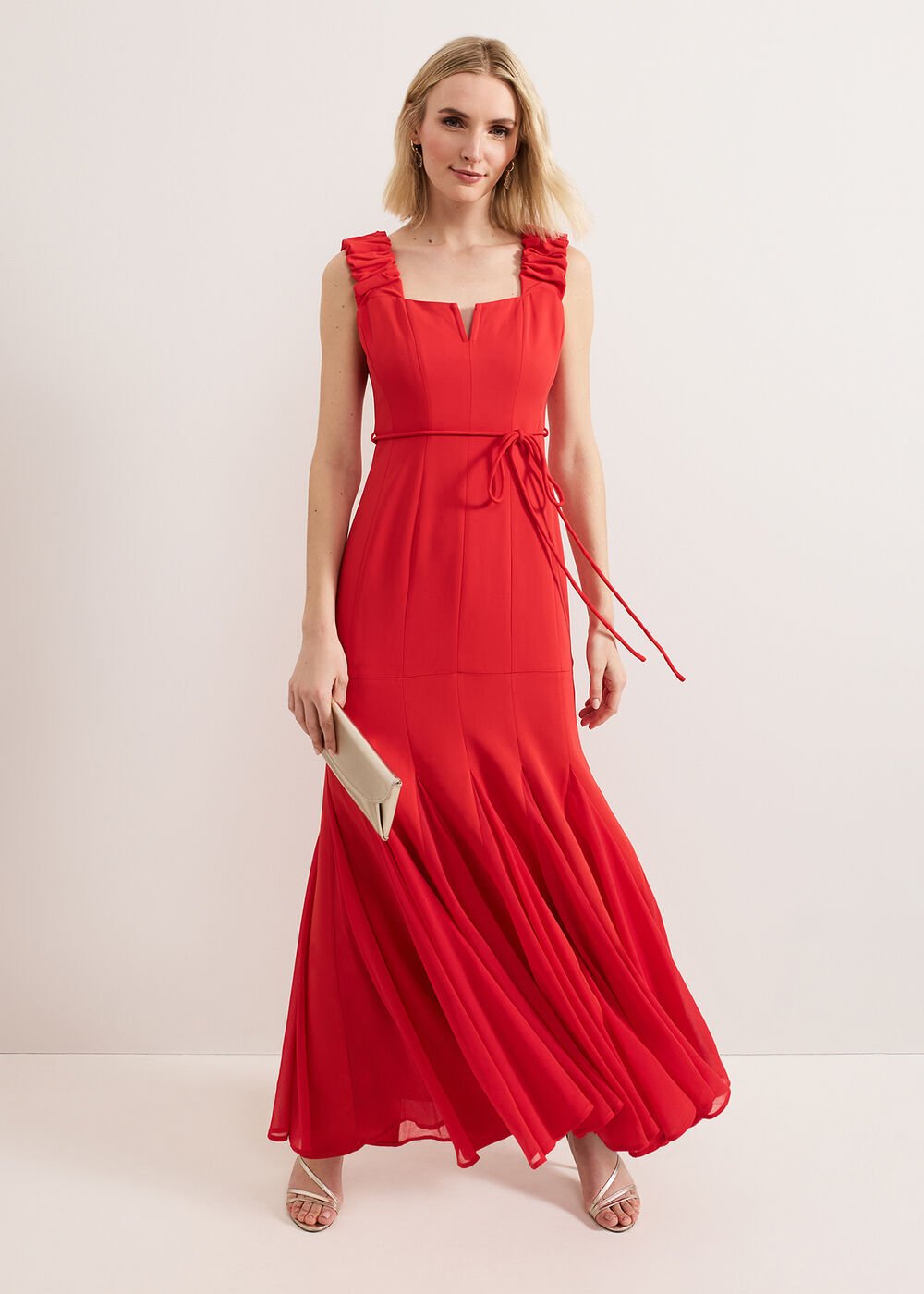 Ansley Strappy Maxi - Red