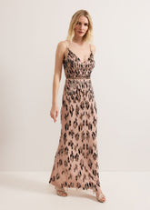 Vienna Beaded Dress - Latte