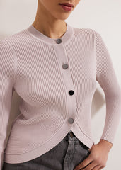 Sharna Button Shrug - Stone