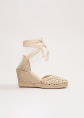 Wedge Espadrille - Gold
