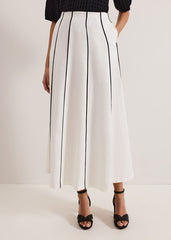 Rhoden Linen Skirt - White