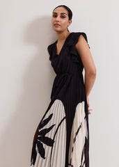 Petite Uma Dress - Black Multi