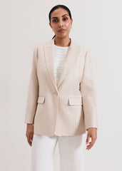 Amble Petite Blazer - Stone