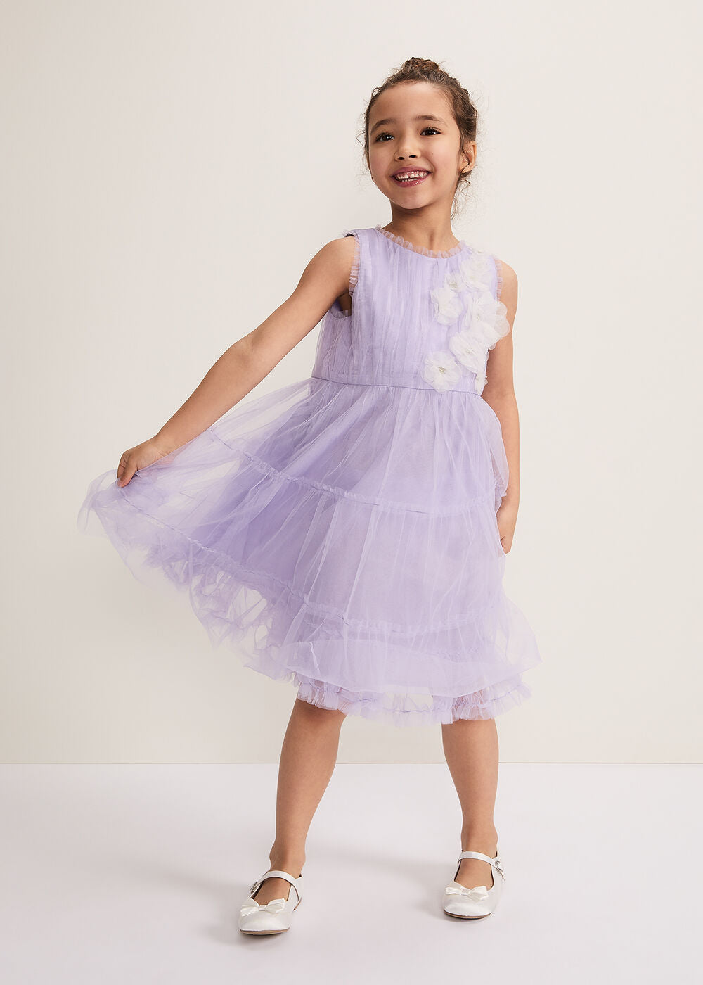 Alessia Floral Dress - Lilac