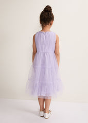 Alessia Floral Dress - Lilac