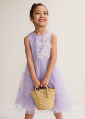 Alessia Floral Dress - Lilac