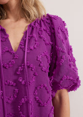 Bella Midi Dress - Purple
