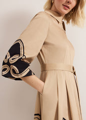 Breena Printed Midi - Neutral
