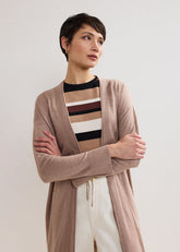 Tasha Linen Cardigan - Brown