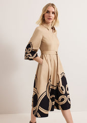 Petite Breena Dress - Neutral