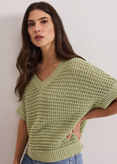 Stacie Knit Tabard - Green