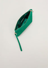Stitch Front Clutch - Bright Green