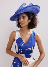 Bow Fascinator - Cobalt