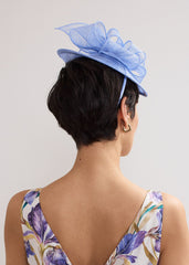 Bow Mini Disc Fascinator - Pale Blue