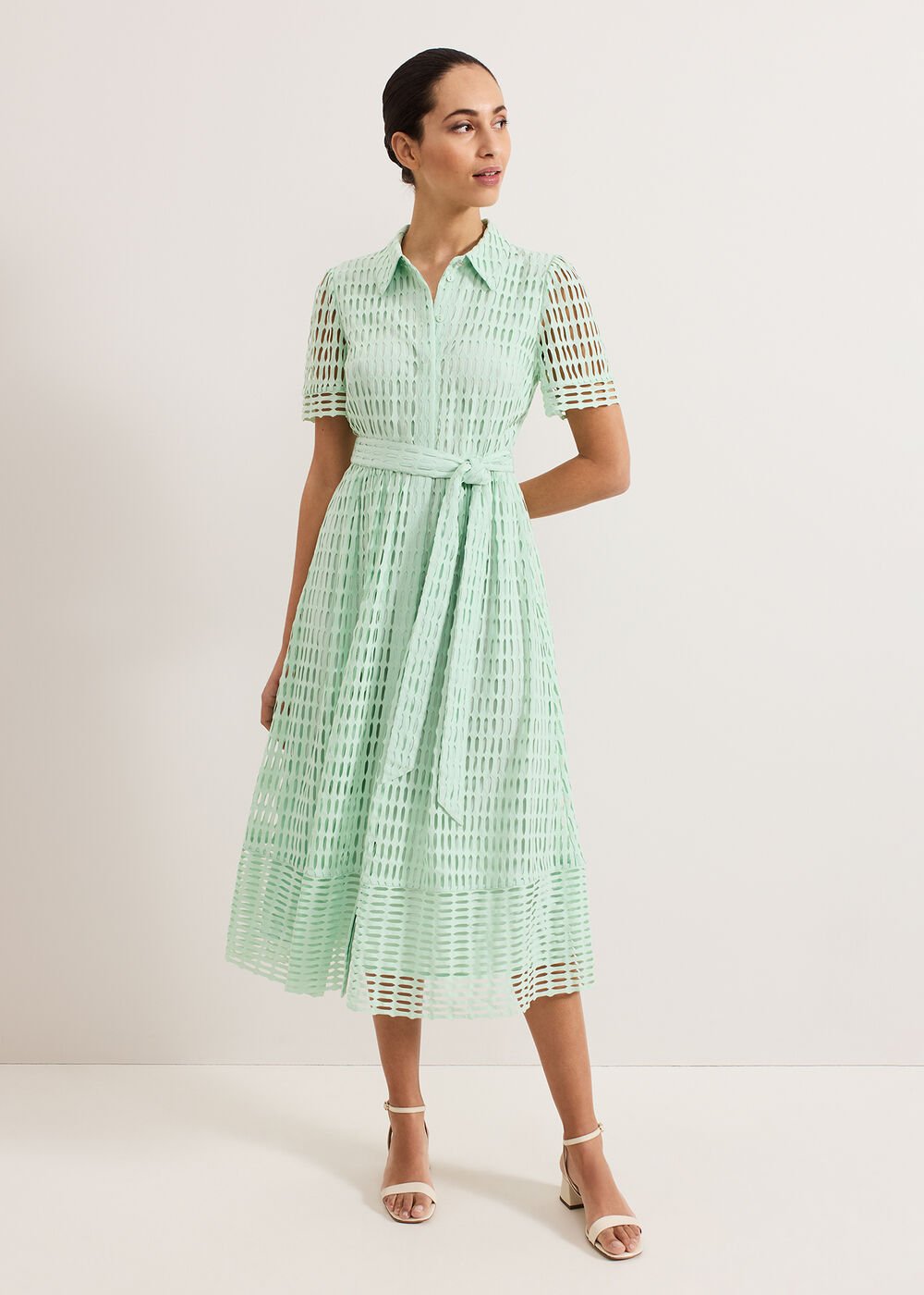Sandy Lace Dress - Green