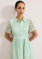 Sandy Lace Dress - Green