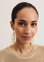 Petal Earrings - Ivory
