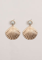 Shell Earrings - Gold