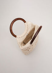 Macrame Bucket Bag - Ivory