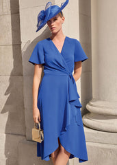 Julissa Wrap Dress - Blue