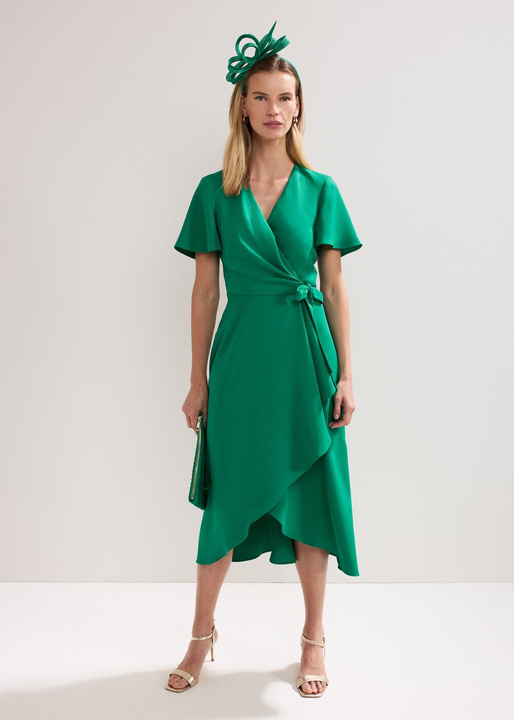 Julissa Wrap dress - Green