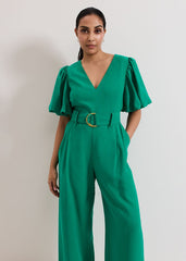 Petite Margot Jumpsuit - Green