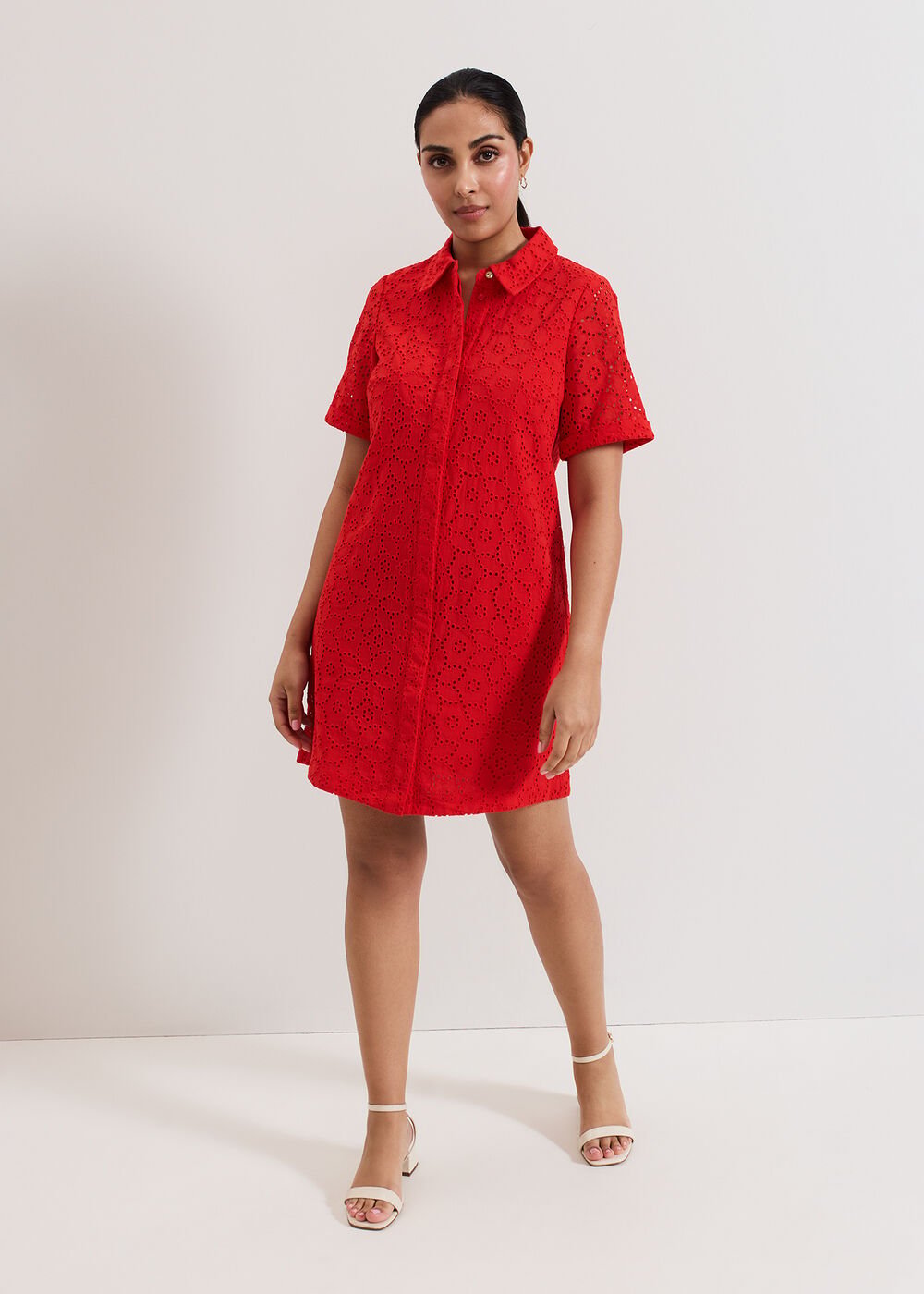 Petite Nicky Dress - Red