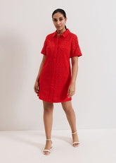 Petite Nicky Dress - Red