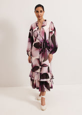 Petite Clarra Dress - Purple
