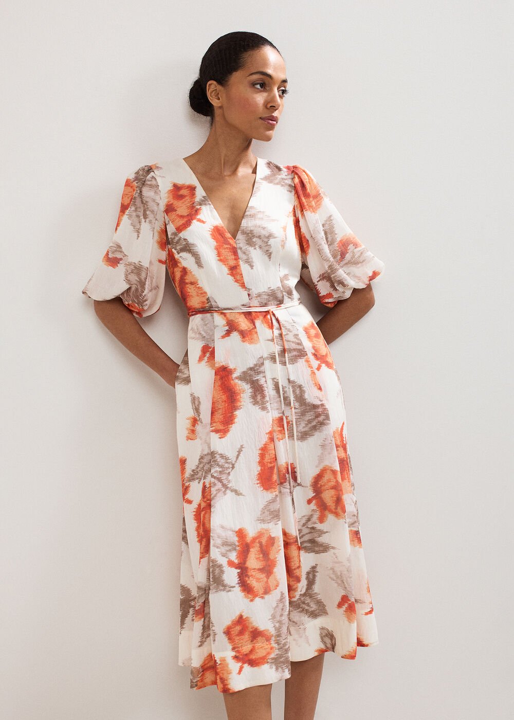 Violet Midi Dress - Multi