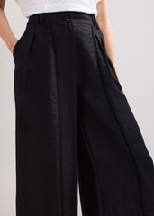 Ayse Linen Trouser - Black