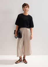 Malaya Culotte - Black/Ivory