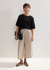 Malaya Culotte - Black/Ivory