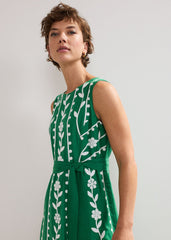 Ida Floral Dress - Green