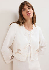 Svea Broderie Jacket - Ivory