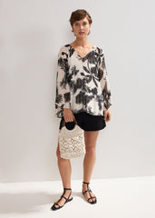 Simi Filcoupe Blouse - Black