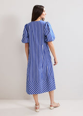 Lotty Midi Dress - Blue