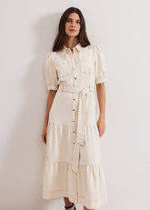 Danah Denim Dress - Neutral