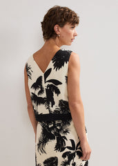 Vittoria Beaded Top - Black/Ivory