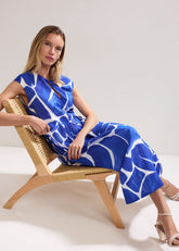 Talah Midaxi Dress - Blue