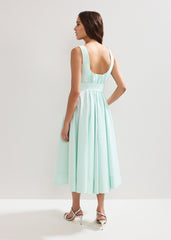 Melinda Midi Dress - Pale Green