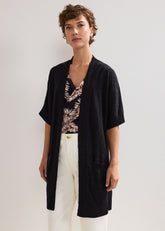 Elma Longline Cardi - Black
