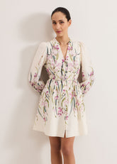 Velma Floral Dress - Ivory